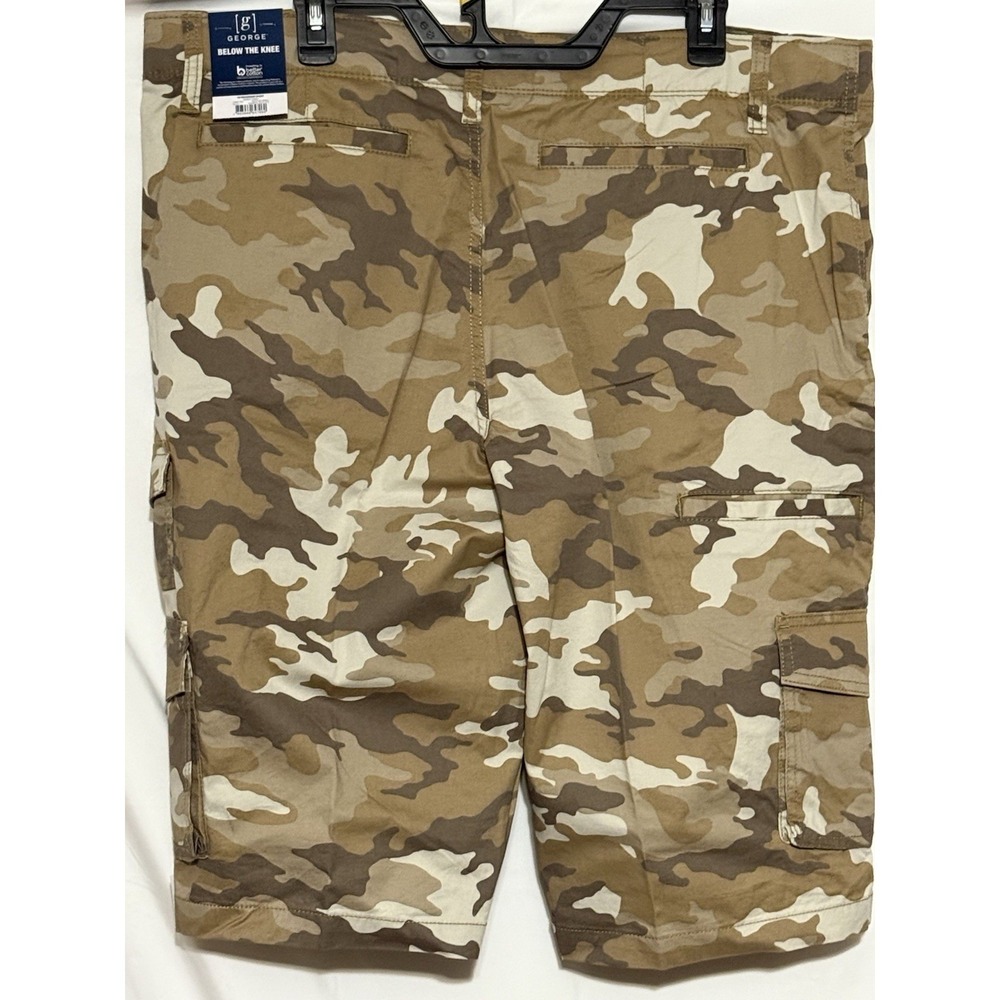 George Mens Desert Camo Shorts Size 38 Below Knee NWT Bundle 2 - Picture 9 of 14